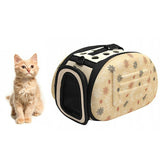 Geanta de Transport pentru Caine sau Pisica culoare Beige AG644T
